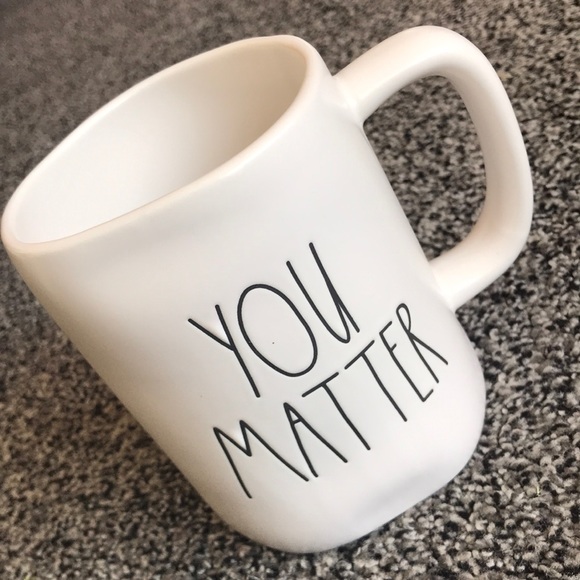 Rae Dunn YOU MATTER Ceramic Coffee Mug - Picture 1 of 5